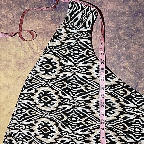 French Laundry | Black Ikat Print Open Shrug Cardigan Anthropologie - Picture 6 of 7